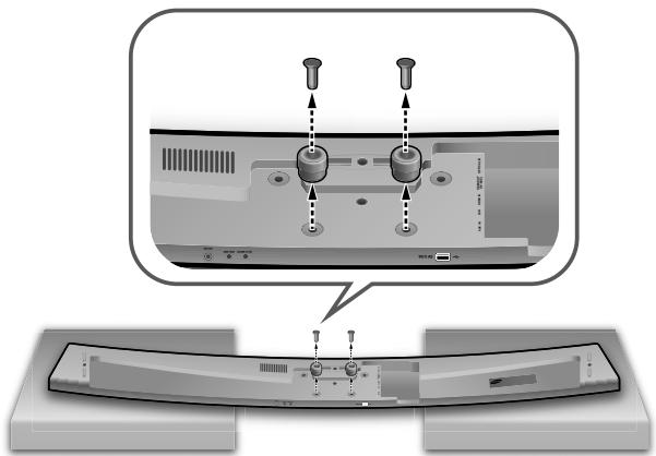 SAMSUNG HW-J7501 - INSTALACION DE LA SOUNDBAR EN EL SOPORTE DE TV - 4