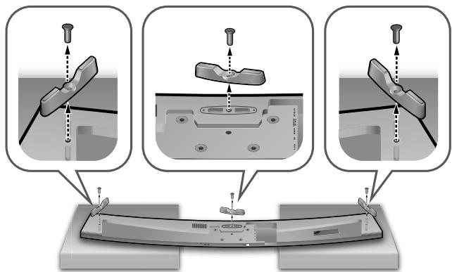 SAMSUNG HW-J7501 - INSTALLAZIONE DELLA SOUNDBAR E DELLA TV A PARETE - 9