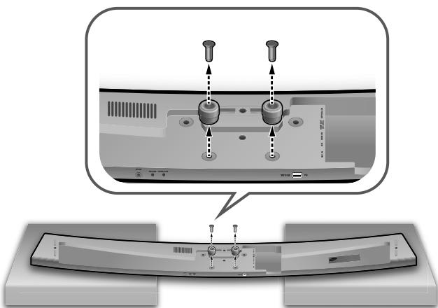 SAMSUNG HW-J7501 - INSTALACION DE LA SOUNDBAR Y EL TV PARA EL TIPO DE MONTAJE DE PARED - 7