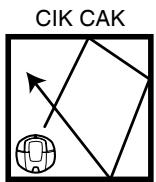 HOOVER RBC031B/1 ROBOTCOM3 - Müzete aktivovat automatický Čižír režim následovné: [Fig.11] - 1