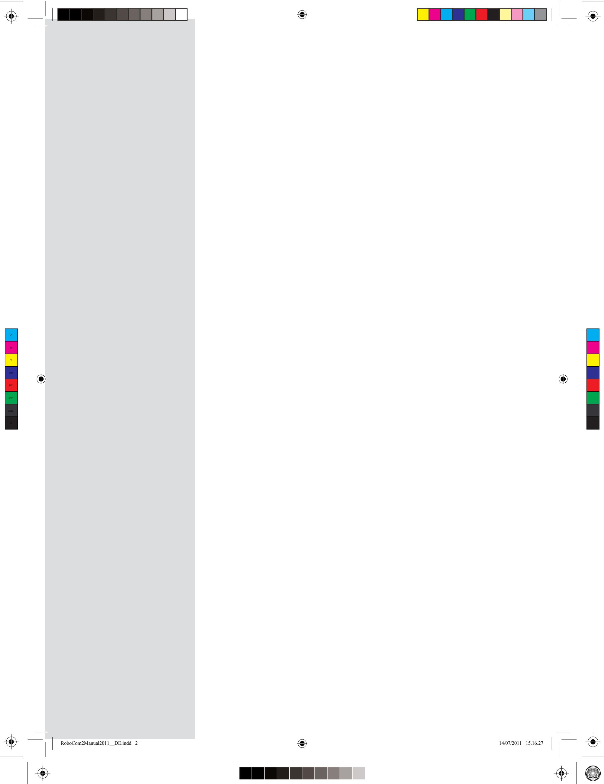 HOOVER RBC040 ROBO.COM3 - Regolamento per la garanzia - 1