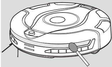 HOOVER RBC040 ROBO.COM3 - Replacing the Virtual Barrier* batteries - 1