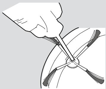 HOOVER RBC040 ROBO.COM3 - Cleaning the Drive Wheels - 7