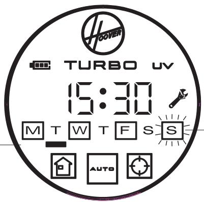 HOOVER RBC040 ROBO.COM3 - Impostazione del programma di pulizia* - 1