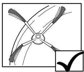 HOOVER RBC040 ROBO.COM3 - Correcting Edge Cleaning Brush Deformation - 1