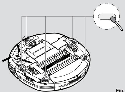 HOOVER RBC070 ROBO.COM3 - REEMPLACEMENT DES BROSSETTES ROTATIVES [Fig. 15] - 6