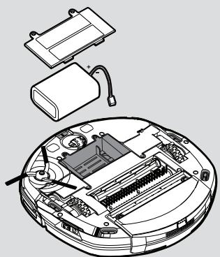 HOOVER RBC070 ROBO.COM3 - REEMPLACEMENT DES BATTERIES - 1