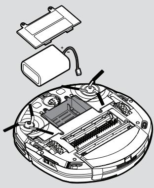 HOOVER ROBO.COM3 RBC 090,  RBC 090.COM3 - NETTOYAGE DU PATIN LUSTREUR * [Fig. 25] - 1