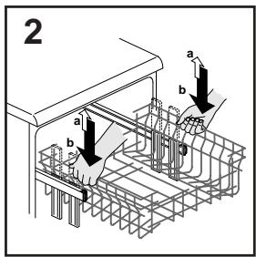 HOOVER VISION ONE - B.: NE JAMAIS SOULEVER OU BAISSER LE PANIER D'UN SEUL COTE (fig 3). - 2