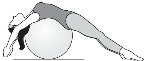 KOMPERNASS KH 4216 GYM BALL - Etirement de la colonne vertébrale/étirement des muscles abdominaux - 3
