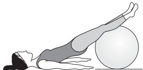 KOMPERNASS KH 4216 GYM BALL - Musculature des cuisses, des fesses et du dos - 3