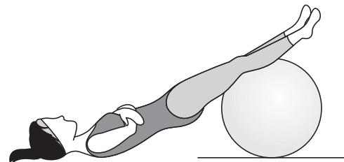 KOMPERNASS KH 4216 GYM BALL - Musculature des cuisses, des fesses et du dos - 5
