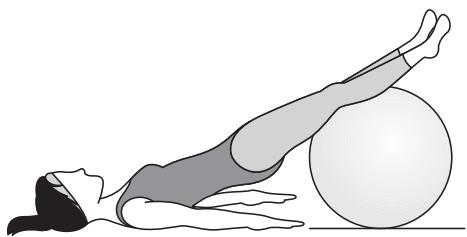 KOMPERNASS KH 4216 GYM BALL - Musculature des cuisses, des fesses et du dos - 1