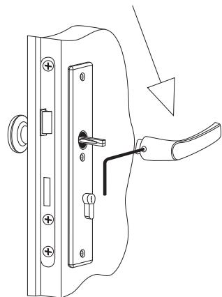 KOMPERNASS KH 4230 DOOR HANDLE SET - Vissage de l'armature de protection de la porte - 2