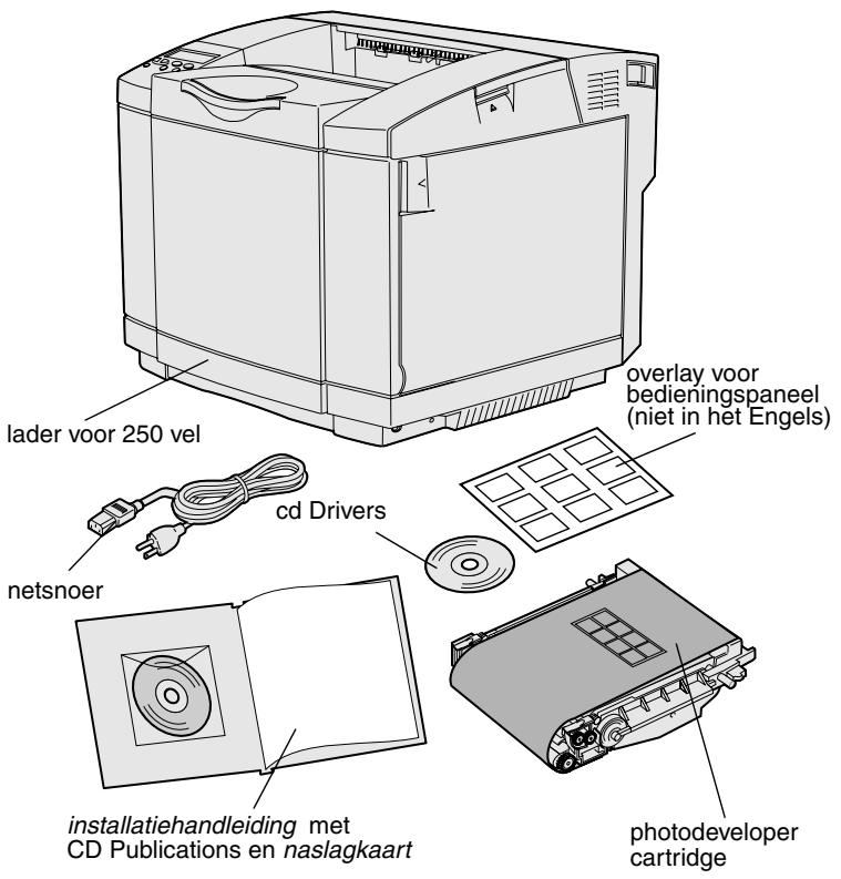 LEXMARK C510 - LET OP: De printer weegt 30.4kg en要去 voor de veiligheid door ten minste twee mensen worden opgetild. - 1