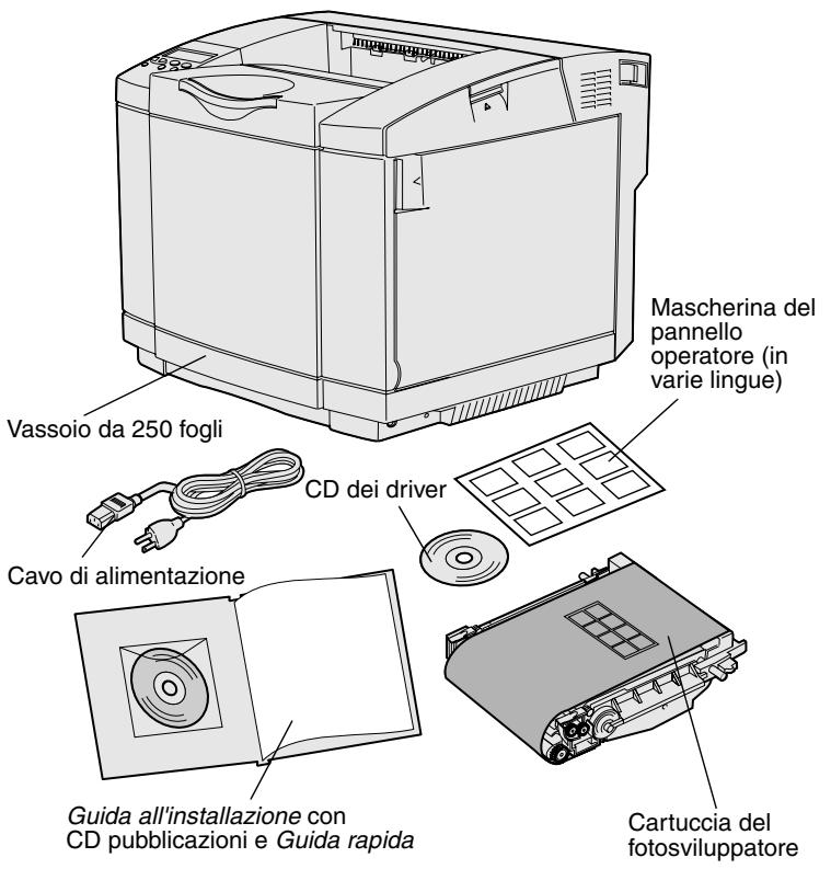 LEXMARK C510 - ATTENZIONE: La stampante pesa 30,4 kg (67 libbre) e sono necessarie almeno due persone per sollevarla. - 1