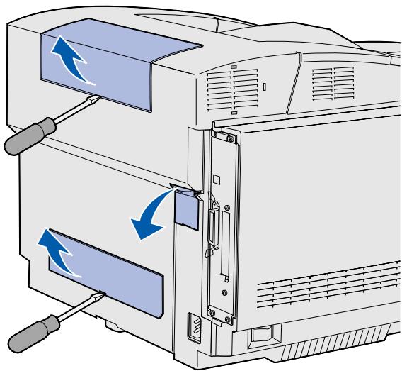 LEXMARK C510 - Collegamento dell'unità fronte/retro opzionale - 1