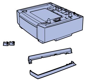 LEXMARK C510 - Passo 3: Installazione del cassetto opzionale - 1