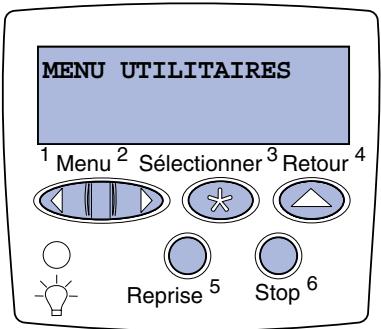 LEXMARK C510 - Impression de la page des paramètres de menus - 1