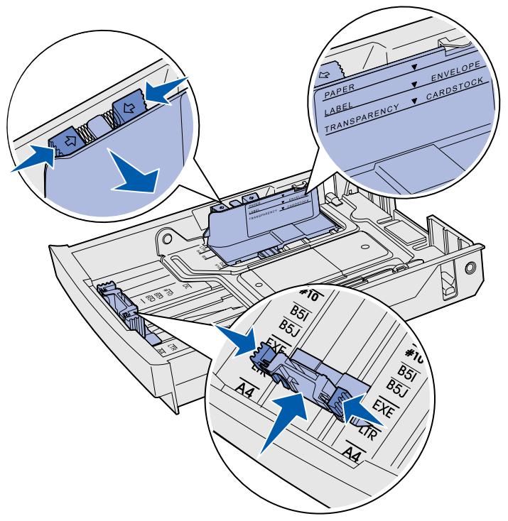 LEXMARK C510 - Caricamento dei vassoi - 3