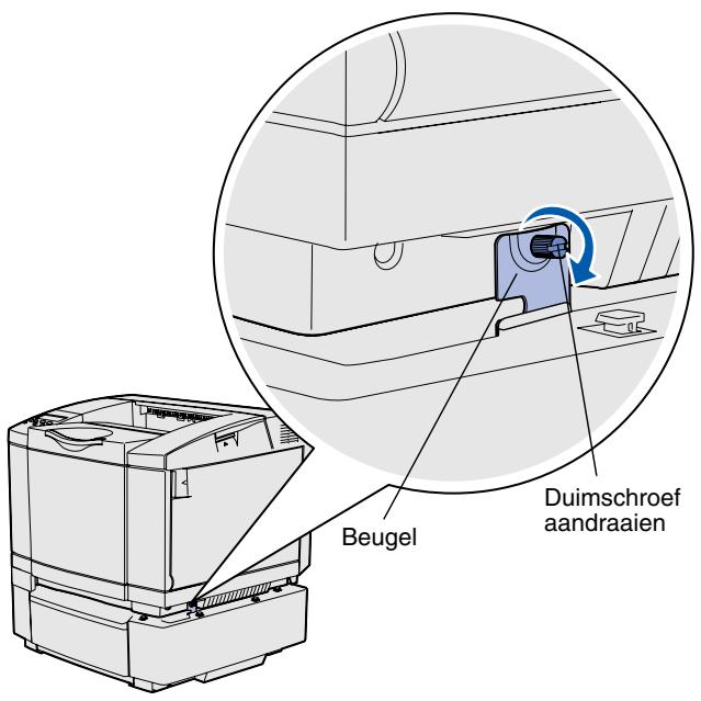 LEXMARK C510 - Lader aan printer bevestigen - 1