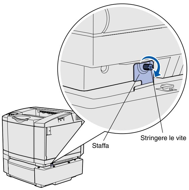 LEXMARK C510 - Fissaggio del cassetto alla stampante - 1