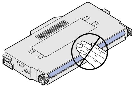 LEXMARK C510 - Einsetzen der Druckkassetten - 5