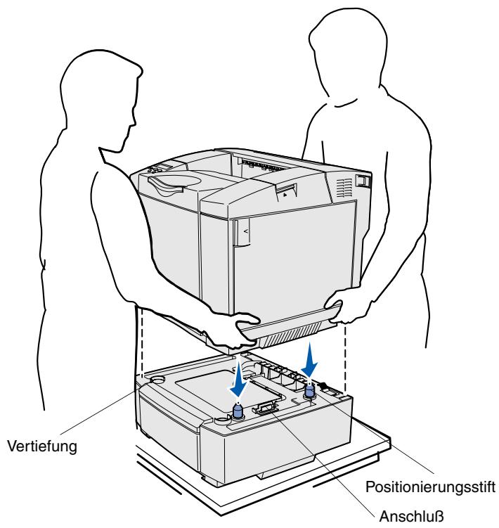 LEXMARK C510 - ACHTUNG: Der Drucker wiegt 30.4kg . Zum sicheren Anheiten sind mindestens zwei Personen erforderlich. - 1