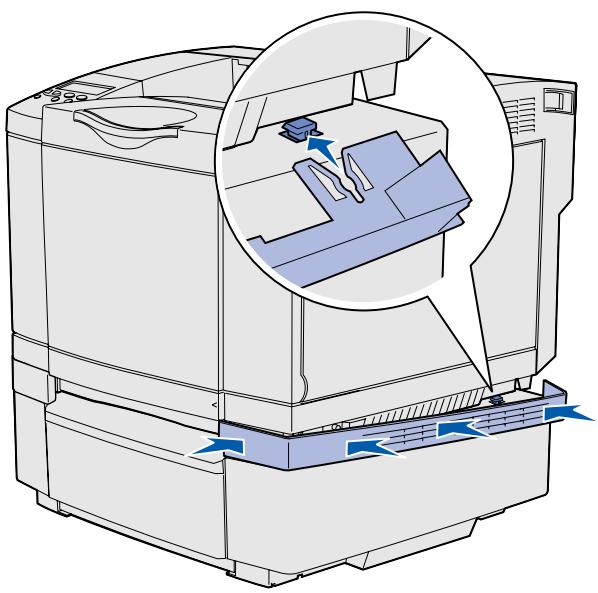 LEXMARK C510 - Lader aan printer bevestigen - 2