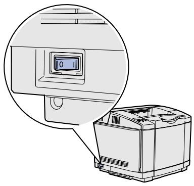 LEXMARK C510 - Einschalten des Druckers - 1