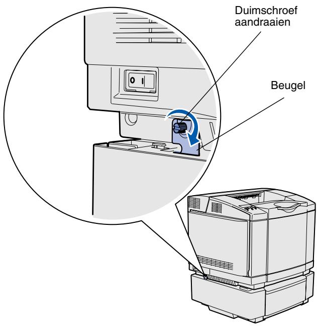 LEXMARK C510 - Lader aan printer bevestigen - 3