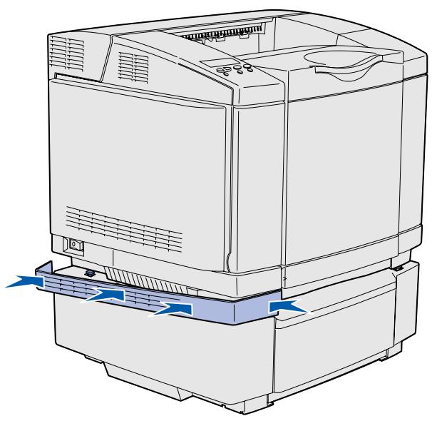 LEXMARK C510 - Befestigen der Papierzuführung am Drucker - 4