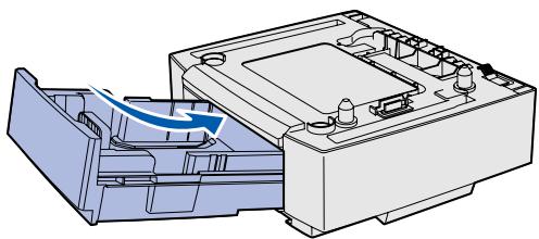 LEXMARK C510 - Étape 3 : Mise en place du bac d'alimentation optionnel - 2