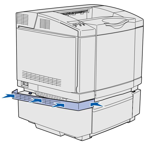 LEXMARK C510 - Fissaggio del cassetto alla stampante - 4