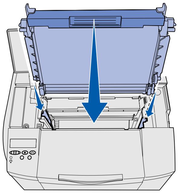 LEXMARK C510 - Waarschuwing: Raak de glanzende fotoconductorfilm op de photodeveloper cartridge nicht aan. - 1