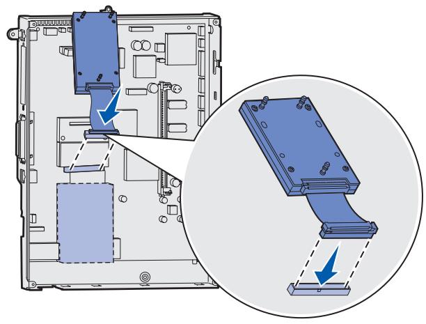 LEXMARK C752 - Installieren einer Festplatte - 3