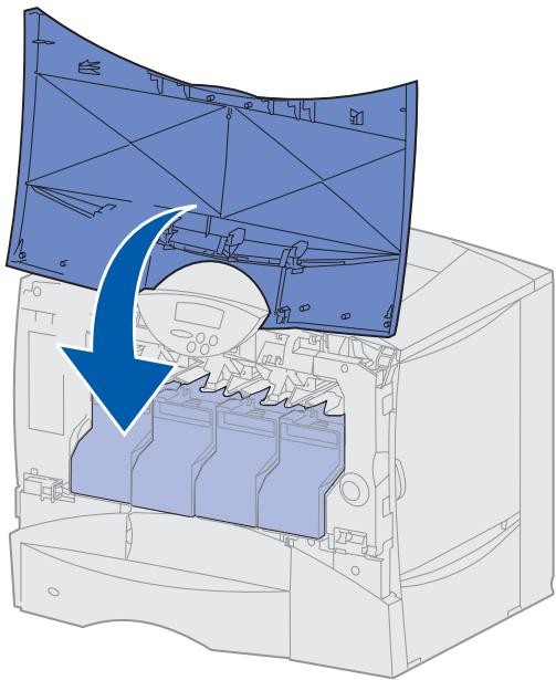 LEXMARK C752 - Einsetzen der Druckkassetten - 10