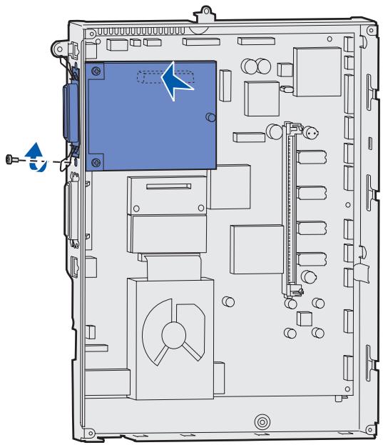 LEXMARK C752 - Einsetzen von Optionskarten - 3