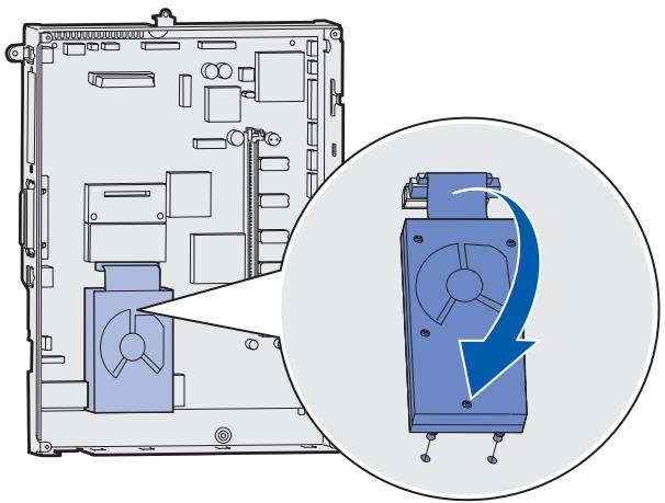 LEXMARK C752 - Installieren einer Festplatte - 4