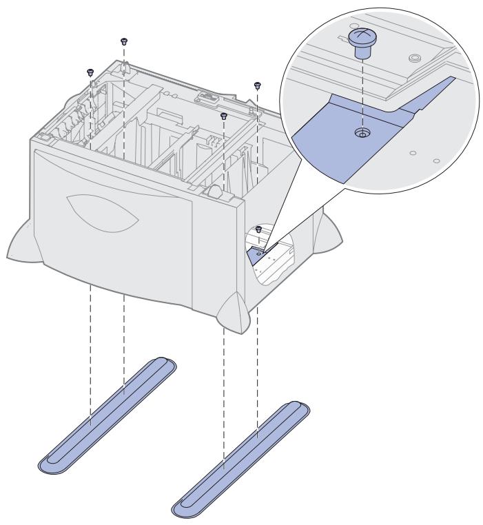 LEXMARK C752 - Installieren einer 2000-Blatt-Papierzuführung - 1