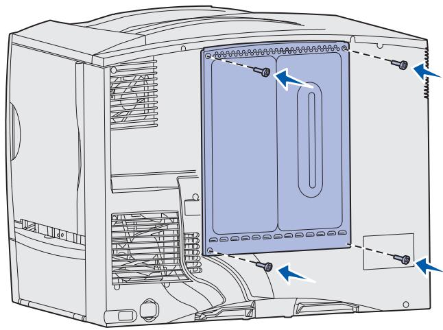 LEXMARK C752 - Wiederanbringen der Systemplatinenabdeckung - 1