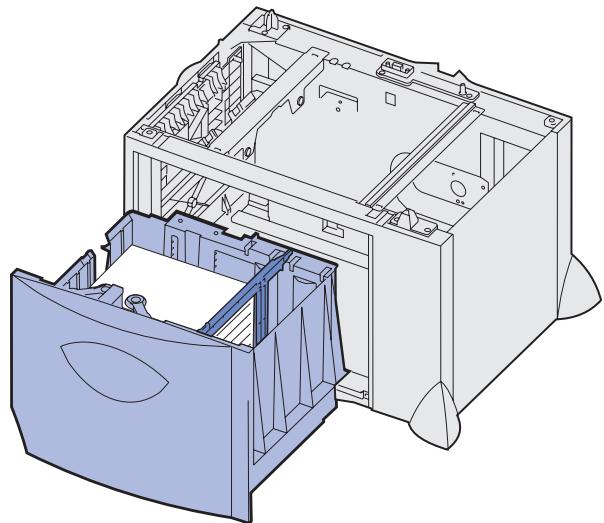 LEXMARK C752 - Einlagen von Papier in ein 2000-Blatt-Fach - 6