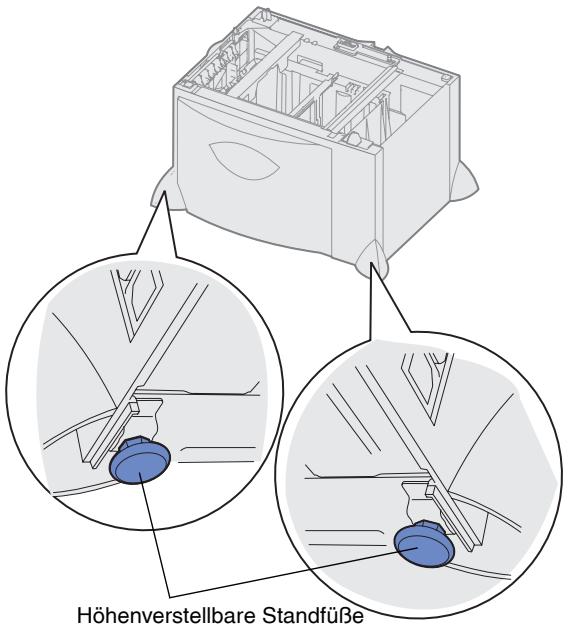 LEXMARK C752 - Installieren einer 2000-Blatt-Papierzuführung - 2