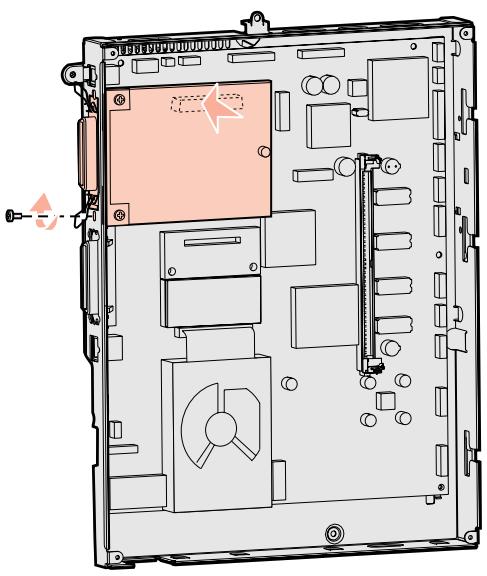 LEXMARK C760 - Einsetzen von Optionskarten - 3
