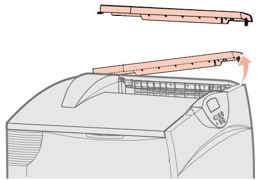 LEXMARK C760 - Installieren einer Ablageerweiterung - 1