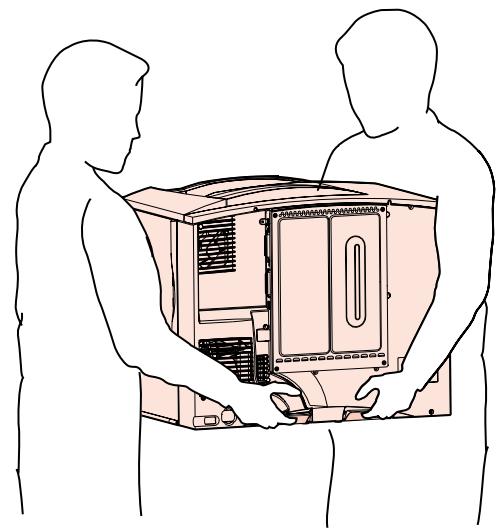 LEXMARK C760 - Aufstellen des Druckers - 2