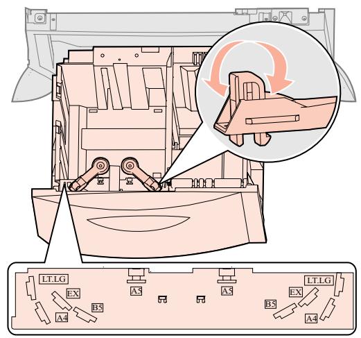 LEXMARK C760 - Einlagen von Papier in ein 2000-Blatt-Fach - 3