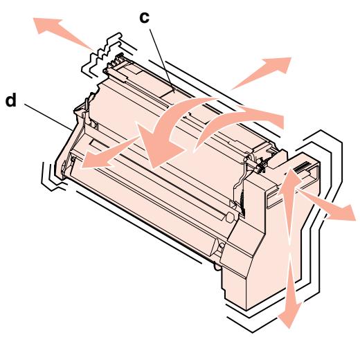 LEXMARK C762 - Einsetzen der Druckkassetten - 7