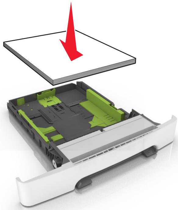 LEXMARK CS310DN, CX310DN, CX410DE - Chargez le papier correctement - 2