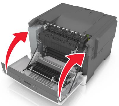LEXMARK CS310DN,  CX310DN,  CX410DE - Bourrage, porte avant [20y.xx] - 4